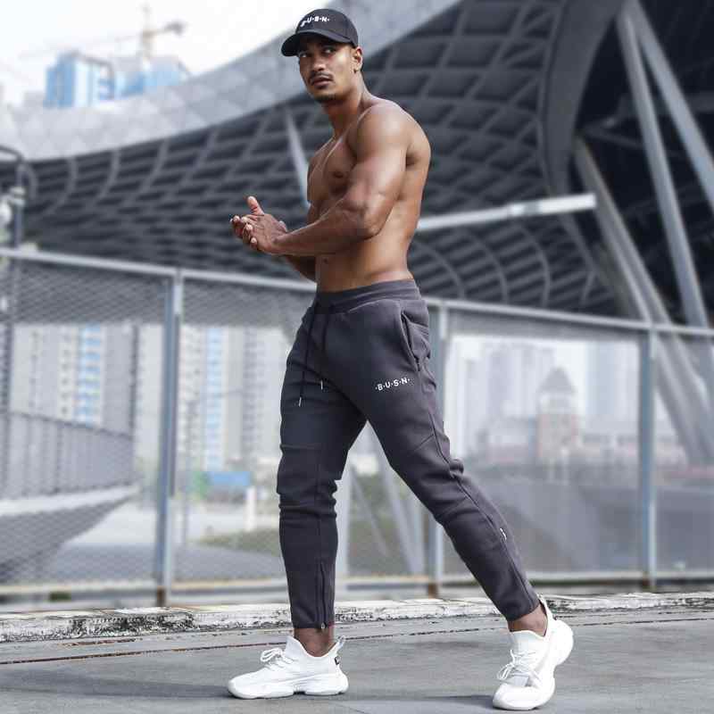 パンツ スウェット フィットネス メンズ マッスル 筋肉質 スポーツ トレーニング ランニング カジュアル スリム 裏起毛 暖かい コット..