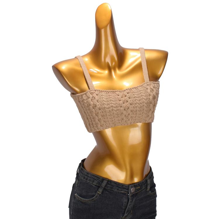 レディース ファッション アメリカ スタイリッシュ ガール ニットキャミソール スリムフィット ショー..