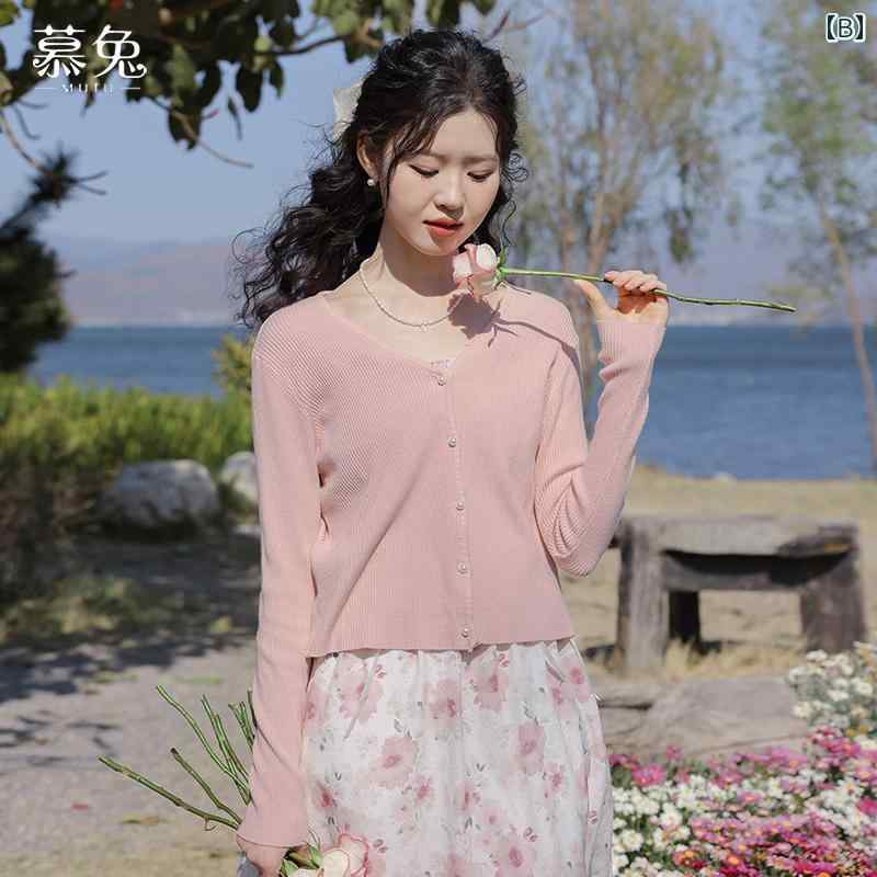 ドレス レディース ファッション ショート ニットカーディガン 女性 ガーリー 大人かわいい 夏 フレンチ フローラル サスペンダー ツーピース