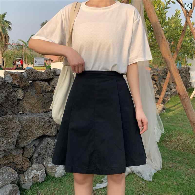 レディース 秋冬 膝丈フレアスカート Aライン フェミニン ハイウエスト スリム見え カジュアル おしゃれ お呼ばれ デート アップ(4)