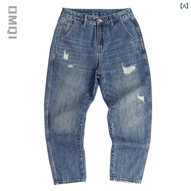 ジーンズ メンズ デニム ロングパンツ ストレート カジュアル ストリート おしゃれ 着やい 動きやい 快適 イベント レジャー アウトドア キャンプ ワーク 作業着 デイリー