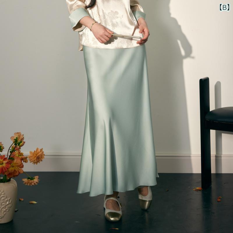 レディース ぽっちゃり 婦人服 ボトムス スカート トップス 中国 エレガント シンプル おしゃれ 大きめサイズ ゆったり 夏