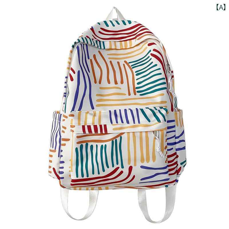 バッグ リュック カジュアル 普段使い ナイロン生地 大容量 撥水加工 学生 通学 トラベル シンプル ユ..