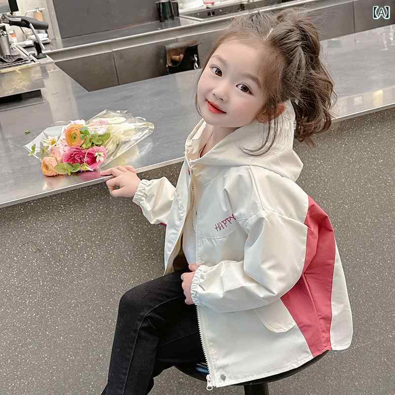 Other - キッズ 赤ちゃん 子供 コート 春秋 小さめ 女の子 ジャケット 韓国 フード ジッパー ポケット