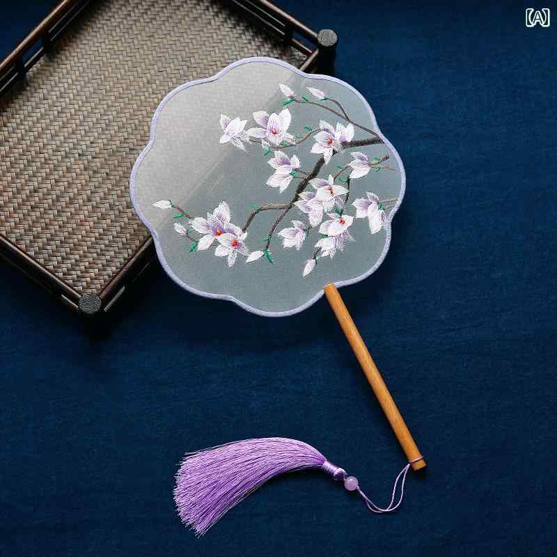 うちわ 和装小物 扇子 レトロ レトロ チャイナ風 団扇 ファン 漢服 ノスタルジック ダンス 舞踊 パフォ..