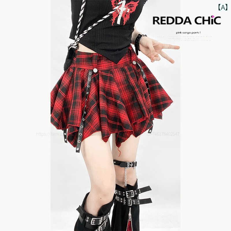 ガーリー スカート パンク ゴシック ロック ダーク アングラ サブカルチャー 個性 ファッション レディース