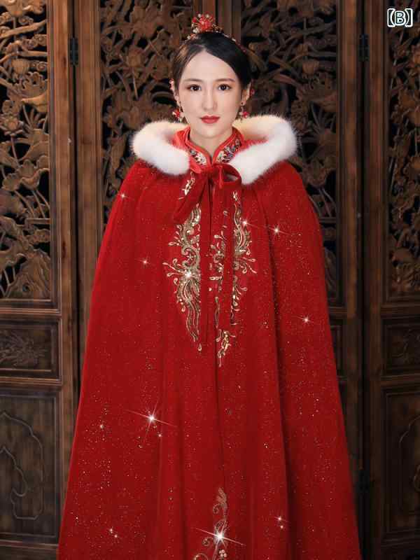 セキュアデポのロングショール カーディガン ケープ 羽織 アウター 上品 韓国 かわいい エレガント きれい イベント パーティー ドレス 結婚式 ブライダル 撮影 ショー｜アングル2