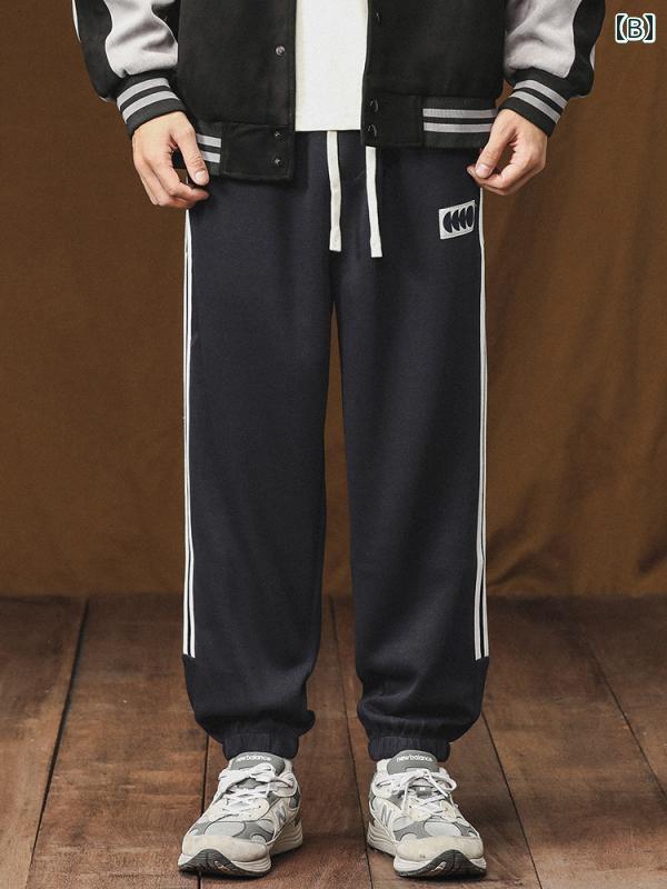 トレーニング パンツ メンズ ファッション カジュアル 動きやい アメリカン スポーツ スウェット レギンス 春 ズボン メンズ