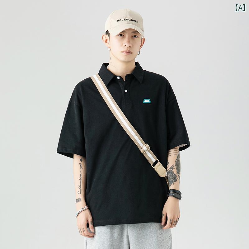 ハーフパンツ メンズ 夏 半袖 ポロシャツ ティーンエイジャー Tシャツ ショートパンツ 五分丈パンツ 単体 メンズ カジュアル 都会 ボーイズ シンプル