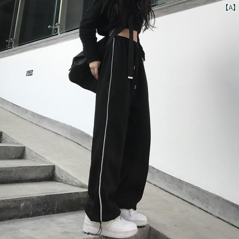 パンツ スウェットパンツ パフォーマー ダンス クラブ ストリート系 ヒップホップ 衣装 KPOP 夏 カジュアル レジャー 通学 休日 ホームウェア 快適コーデ レディース