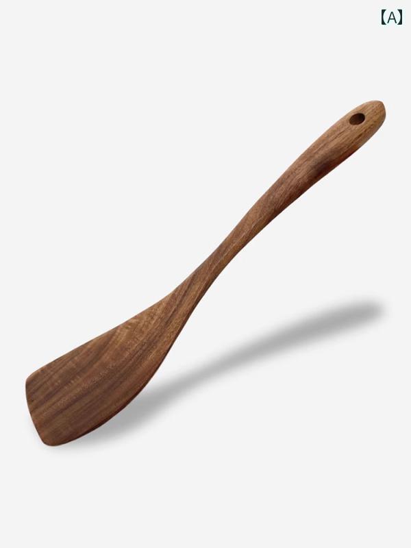 シンプル 木 木べら 調理器具 料理 家庭 焦げ防止 使いやい 多 耐熱性 コンパクト 薄手 持ちやい おし..