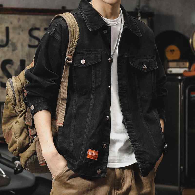 ジャケット デニムジャケット おしゃれ 作業着 レトロ 男性用 春秋 ボーイズ アメリカ ストリート