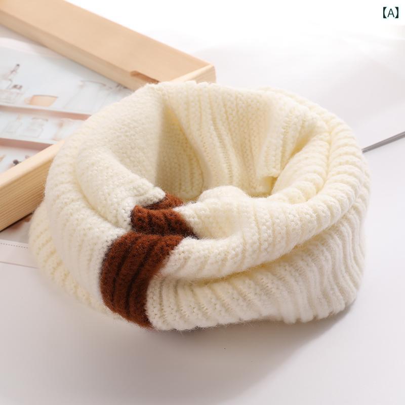 マフラー ネックウォーマー レディース 暖かい 保温 冬 サイクリング 耳掛け ニット マスク 韓国 ウー..