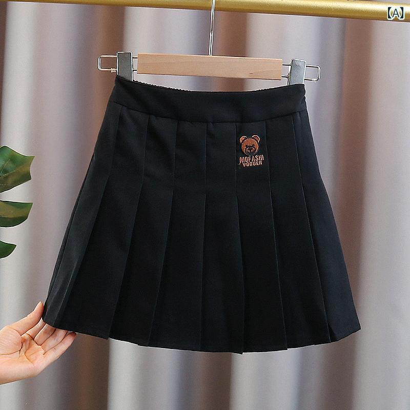 女の子 スカート 夏 ドレス 子供 JK ガール 韓国ファッション カレッジ プリーツ