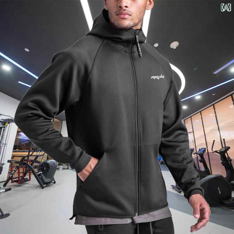 ジャケット トップス パーカー メンズ スウェットシャツ 春秋 フード付き カーディガン 韓国 イン スポーツ