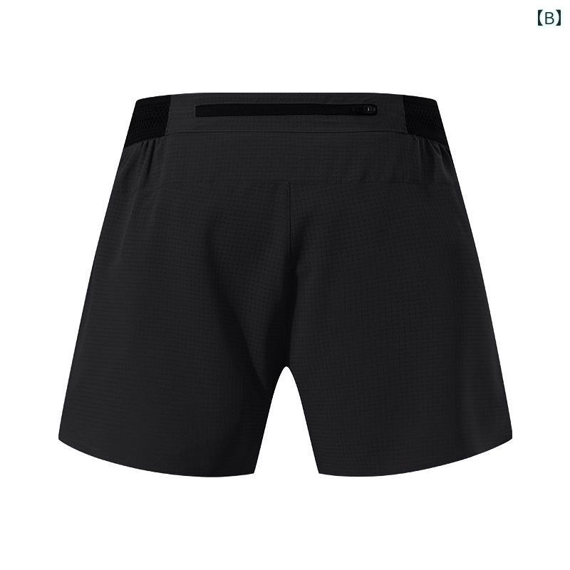 パンツ メンズ スポーツ ショーツ 速乾 プロ マラソン ランニング ショーツ フィットネス スクワット 露出 防止 ツー クォーター secure-depo-10505566 セキュアデポ サンプル画像2