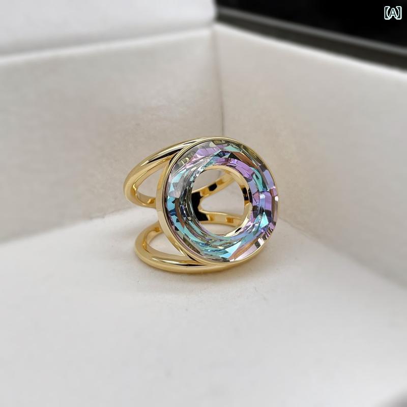 スカーフ バックル おしゃれ ハイエンド オーストリア クリスタル ショール バックル ブローチ アクセ..