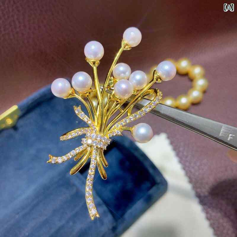 ブローチ セレモニー レディース おしゃれ 上品 バルーン 高級感 フェミニン レトロ 高級感 スーツ コサージュ メタル ウェディング 洗濯 ピン 高級感(4)