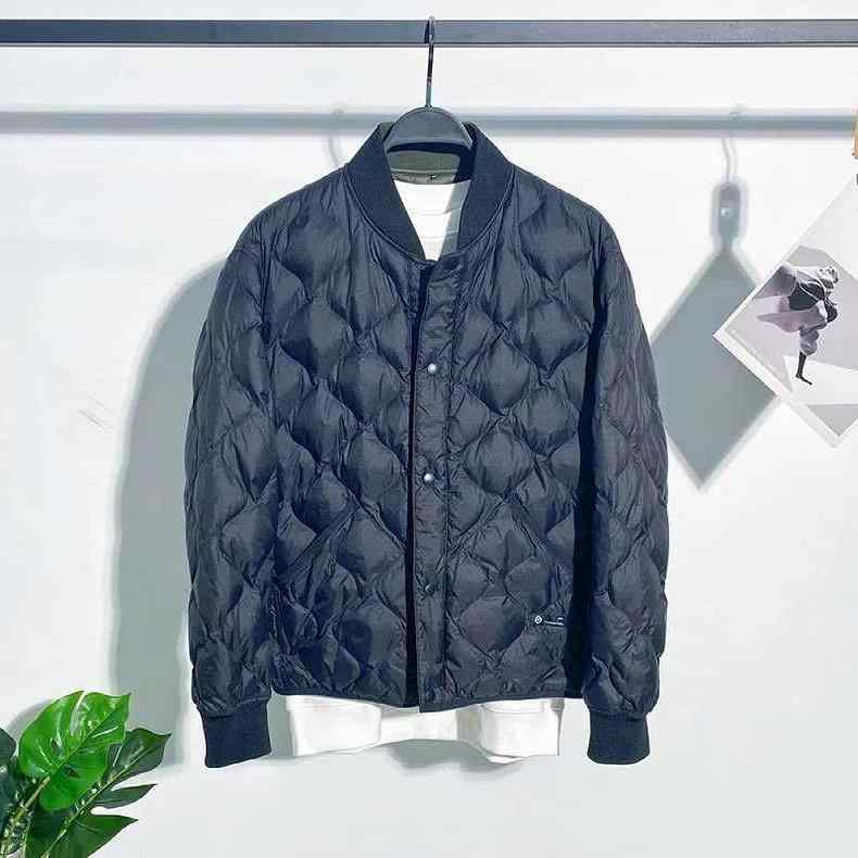 メンズ カジュアル ファッション 冬 野球 襟 綿 コート ジャケット ショート 厚手 暖かい