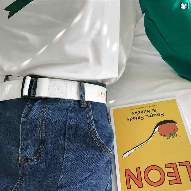 カジュアル ジーンズ ベルト シック 韓国 キャンバス ミリタリー トレーニング ダ...