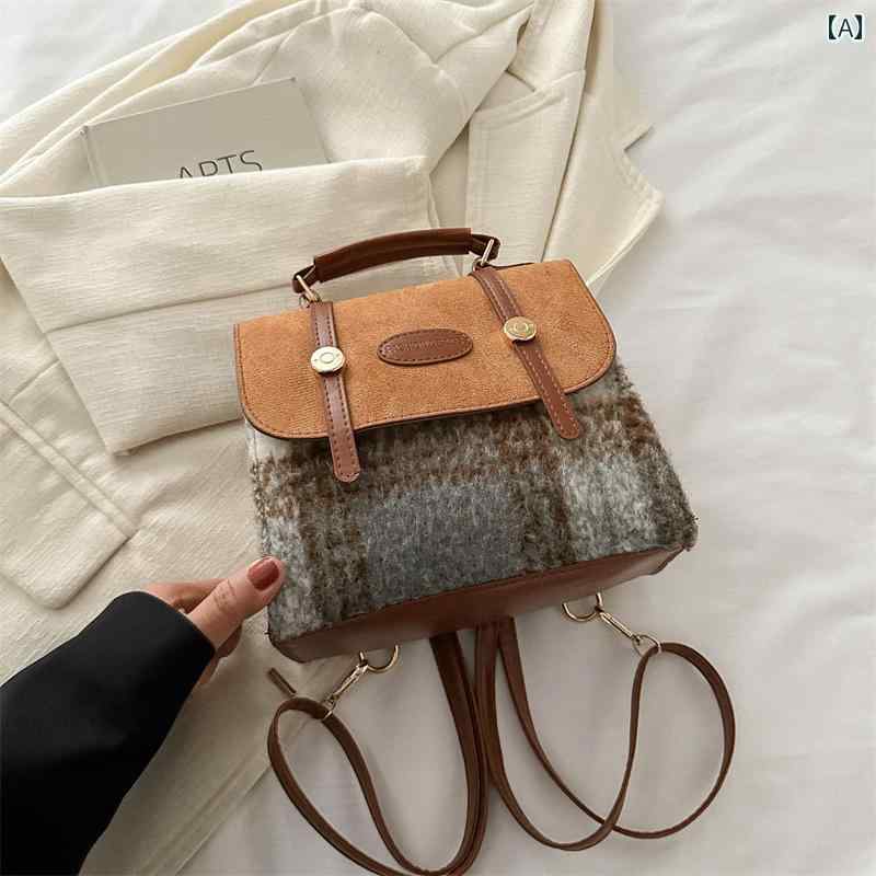 レディース カジュアル バッグ 小さい バック パック ポータブル 韓国 スクール レトロ ハイエンド