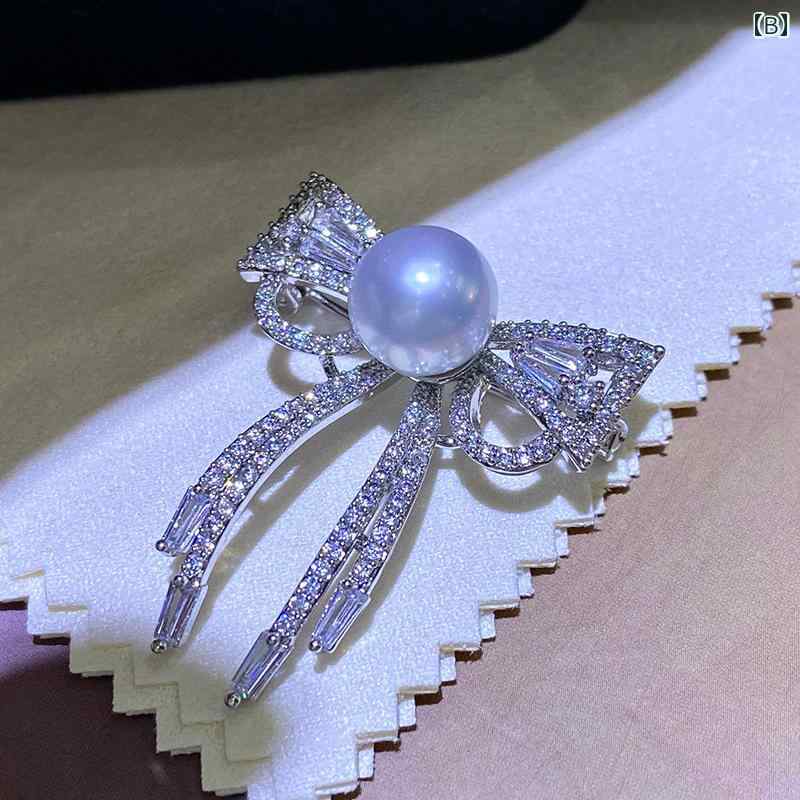 アクセサリー DIY ※パールなし 空ホルダー 半完成品 エレガント ジルコン リボン ...