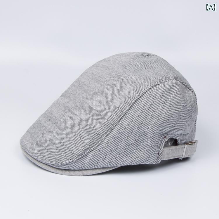 レディース メンズ ハンチング帽 おしゃれ 秋冬 綿 無地 帽子 素 体 シンプル ベレー 帽 レトロ ひさし