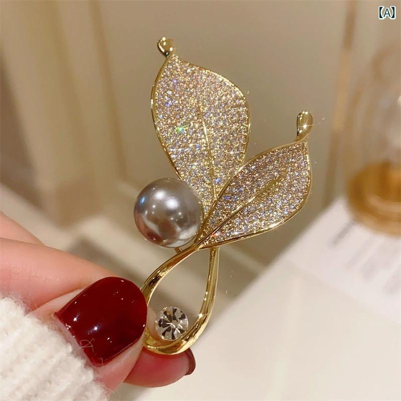 レディース アクセサリー ブローチ おしゃれ 入学式 精巧 パール 小さい フレグランス 高級 スーツ ピン シャツ