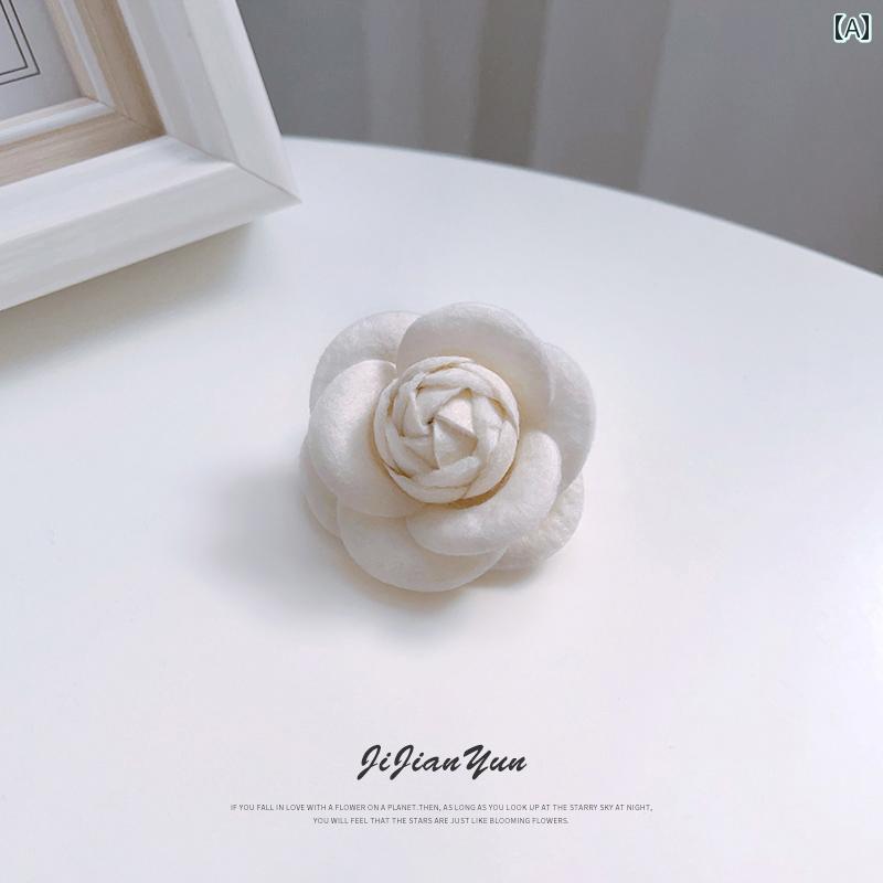 蝶 ネクタイ ボウタイ 新 椿 ブローチ 小さい フレグランス リボン ハイエンド コサージュピン フラワーガール ベルベット