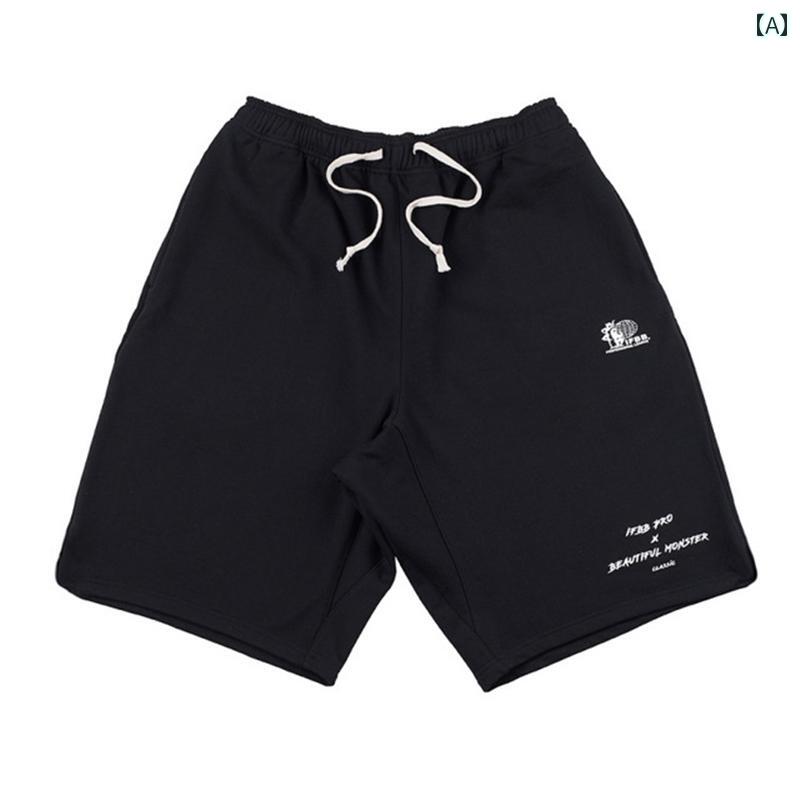Short, Half Pants - メンズ 夏 パンツ フィットネス スポーツ ショーツ ストレッチコットン スクワット 器具 筋肉 タイプ ストロング 通気性 大きいサイズ