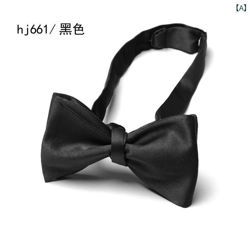 蝶 ネクタイ おしゃれ ボウタイ ひ う たん 黒 青 赤 メンズフォーマル 手結び レディースシャツ 襟 フラワー JKDK 韓国
