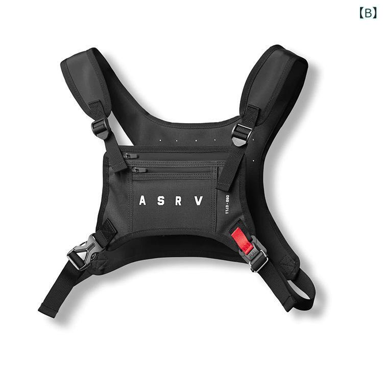 メンズ 戦術的 バック パック スポーツ 携帯 電話 小さい バッグ ランニング サイクリング 多機能 チェスト アウトドア ショルダー フィットネス