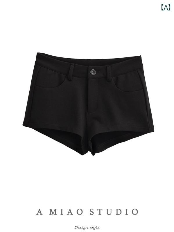 レディース カジュアル パンツ ショート ダンス スポーツ フィットネス ぽっちゃり 股 パッド ローウエスト 弾性 スリムフィット ヒップ ハグ 高弾性 魅惑的 ホット ジャズ 女の子