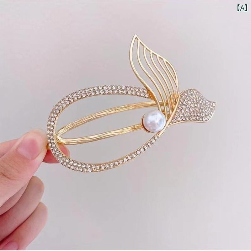 タッセル アクセサリー ヘア かわいい 髪飾り 後頭部 髪 女性 ヘアピン エレガント ワンワード クリップ カエル バックル フィッシュ テール ツイスト 帽子