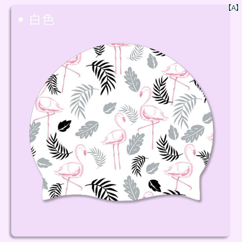 メンズ 防水 スイミング キャップ 水泳 スイムキャップ プール 女性 非伸縮性 シリコン ロング ヘア ラージ 温泉 用品