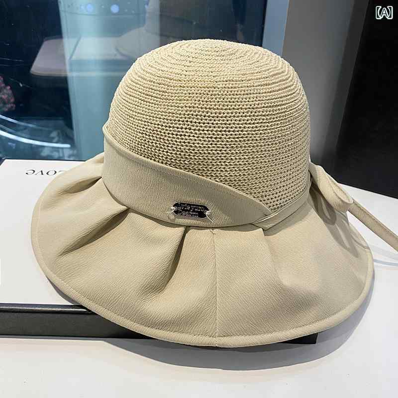 レディース 夏 帽子 日除け アウトドア レジャー 女性 太陽 UV フィッシング 春 フェイスカバー 折りたたみ つば広 日焼け防止 サンハット