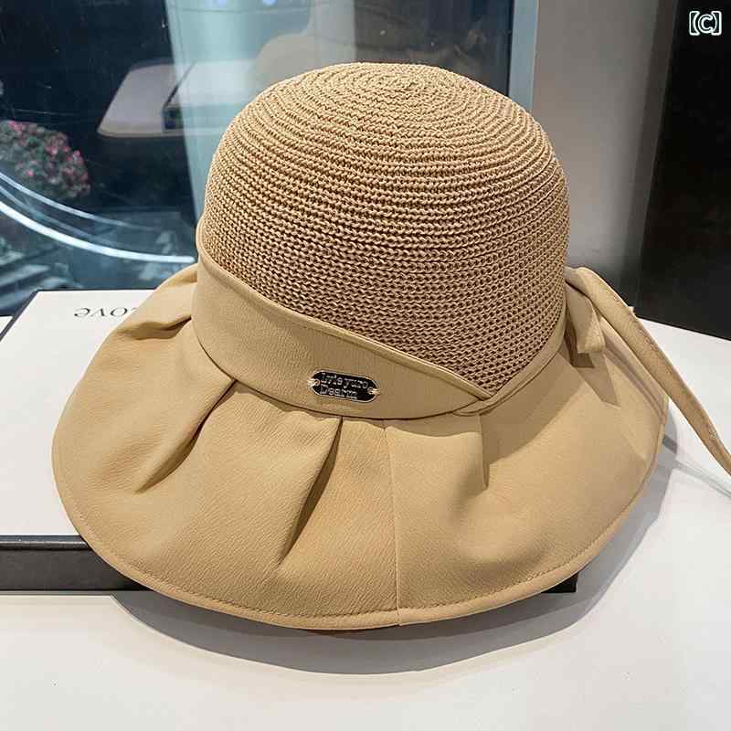 レディース 夏 帽子 日除け アウトドア レジャー 女性 太陽 UV フィッシング 春 フ...