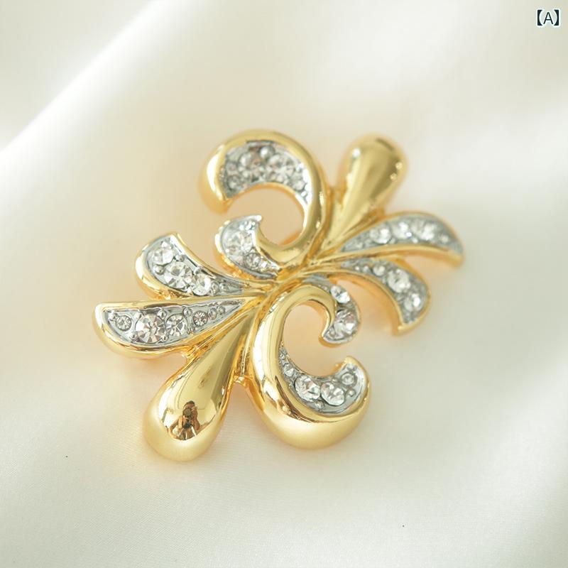 ブローチ 上品 セレモニー リボン ジルコン ハイエンド 女性 コサージュ パール セーター ピン スーツ..