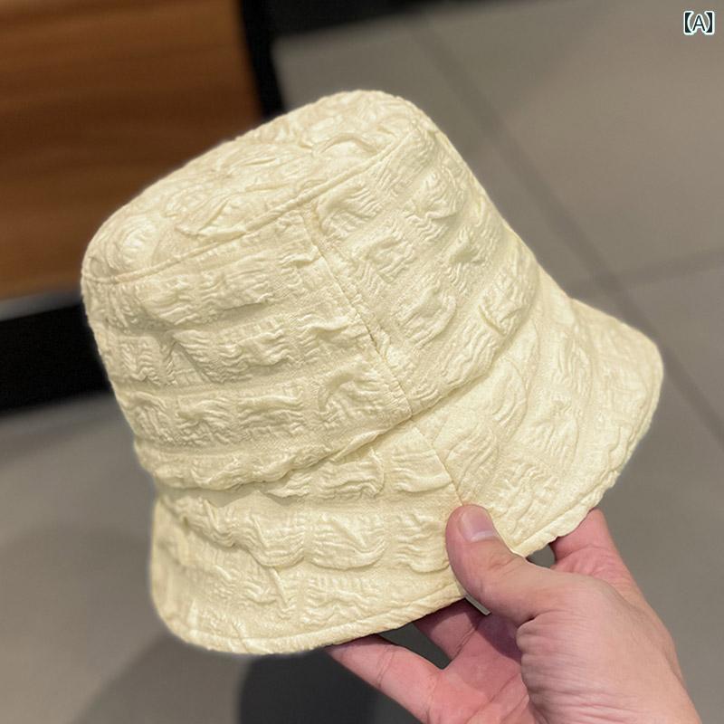 釣り 帽子 アウトドア 登山帽 韓国 プリーツ 漁師 秋 女性 ファッション 小顔効果 バケツ バケット ハット