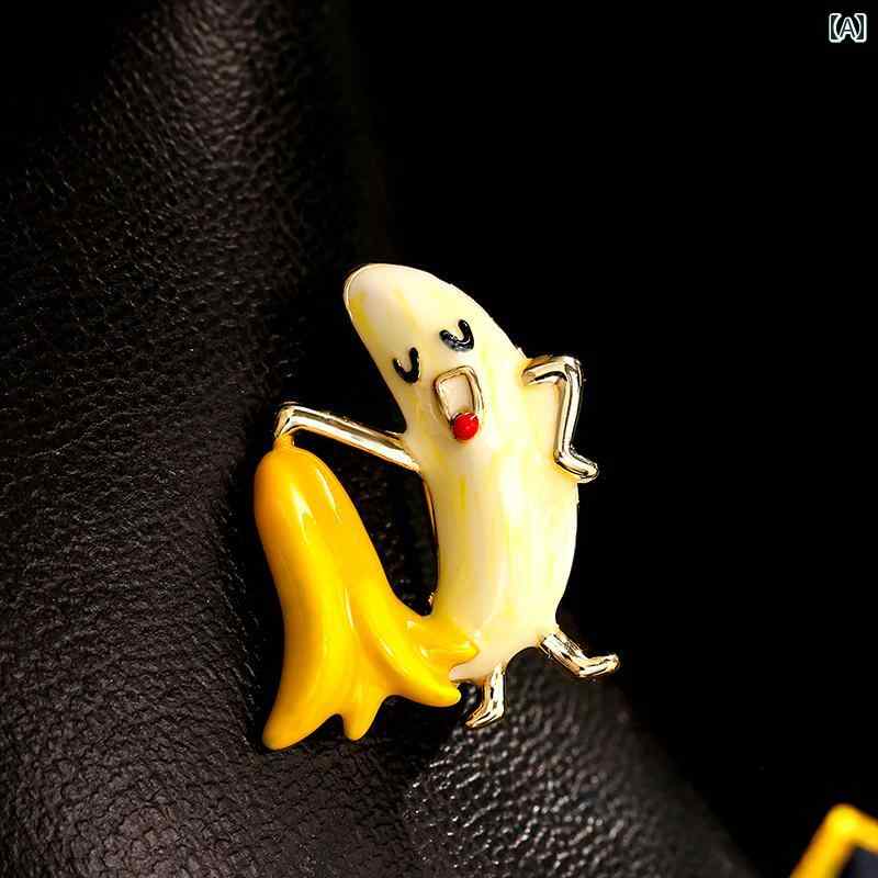 レディース ブローチ おしゃれ スーツ ピン 装飾 かわいい エナメル フルーツ シリーズ ハイエンド 精巧 コート カーディガン 個性