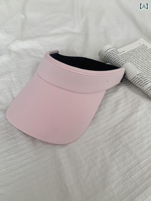 レディース サンバイザー 日よけ 帽子 通気性 英語 調節可能 大きい 頭囲 スポーツ 日焼け防止 アヒル ..