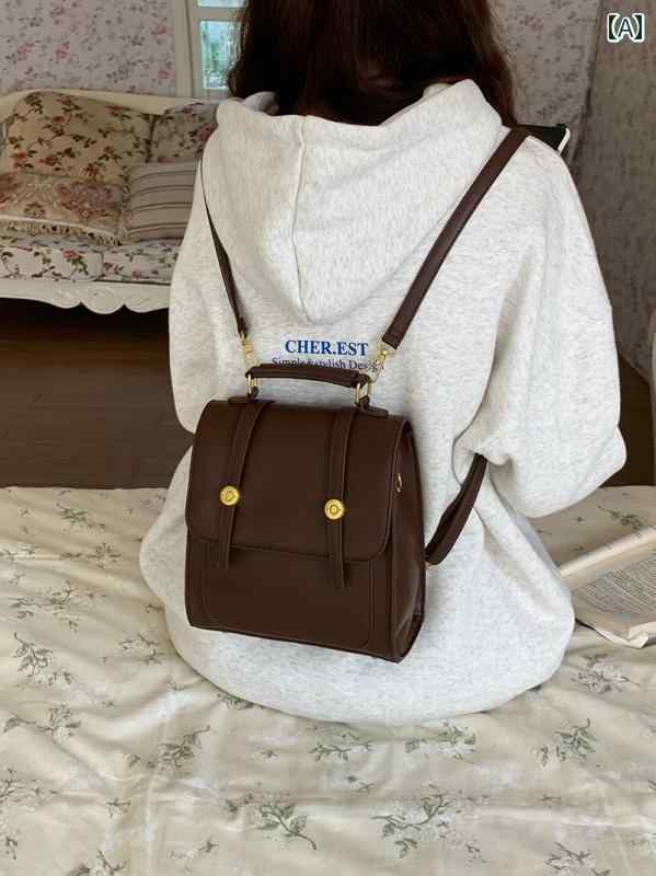 レディース バッグ 英国 レトロ バック パック 学生 多機能 スクール 便利 旅行