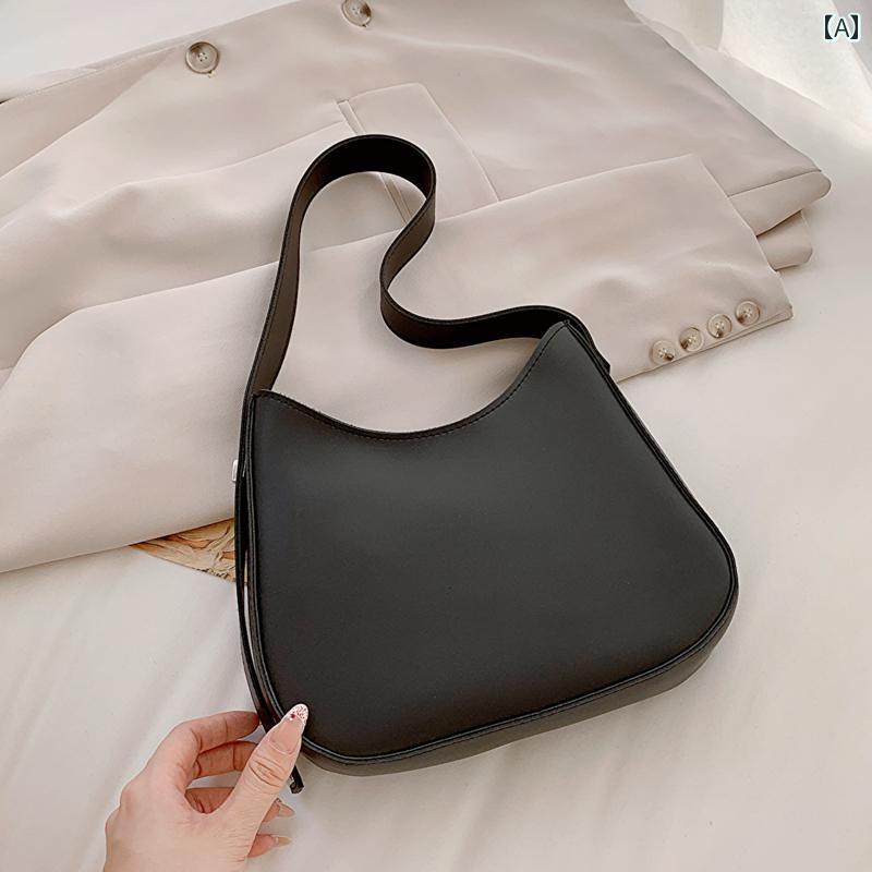 レディース バッグ レトロ フランス ファッション 肩 脇下 サドルバッグ