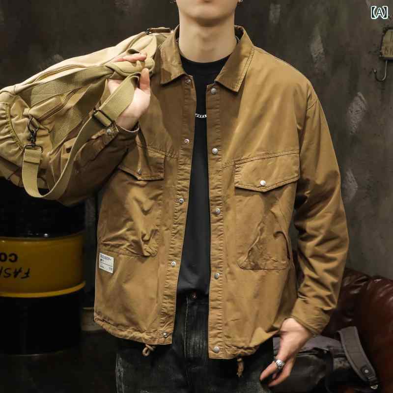メンズ デニムジャケット トップス デニムシャツ 秋 綿 秋服 シャツ ジャケット