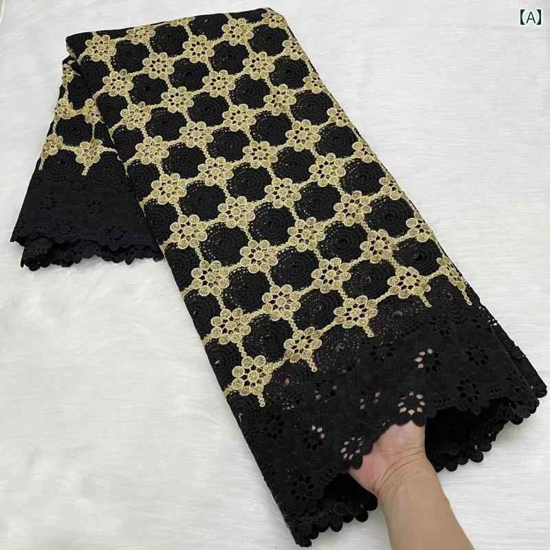 素材 生地 DIY クロス 裁縫 洋裁 衣装製作 マルチ カラー アフリカ レース 水溶性 ドレス ウェディングドレス ホワイト