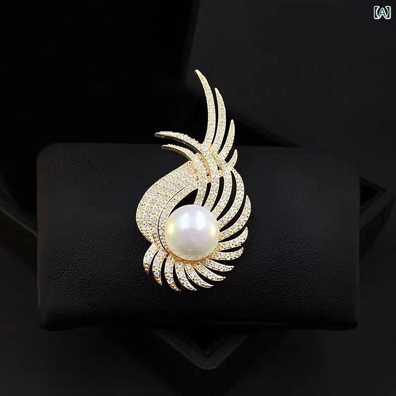 レディース アクセサリー ブローチ おしゃれ 入学式 セレモニー ハイエンド リアルゴールド 電気 メッ..