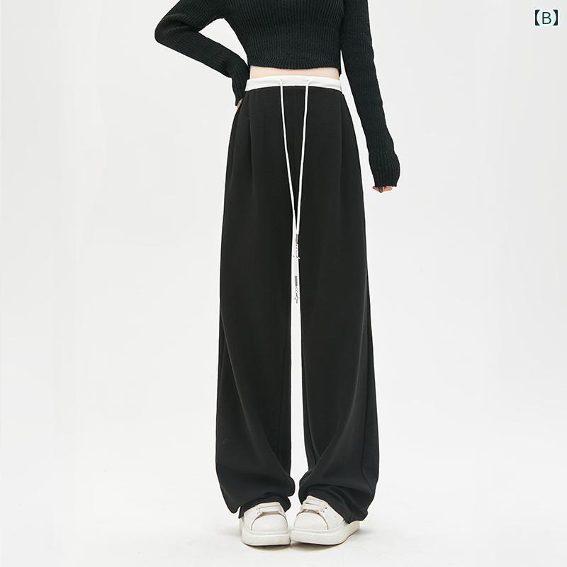 パンツ 春秋用 マタニティ ワイド ストレート 小さめ ノー サポート 腹 マタニティ...