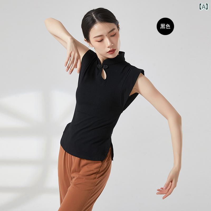 モダン ダンス バックル ノースリーブトップス クラシック ベスト センス アート テスト スリムボディ ..