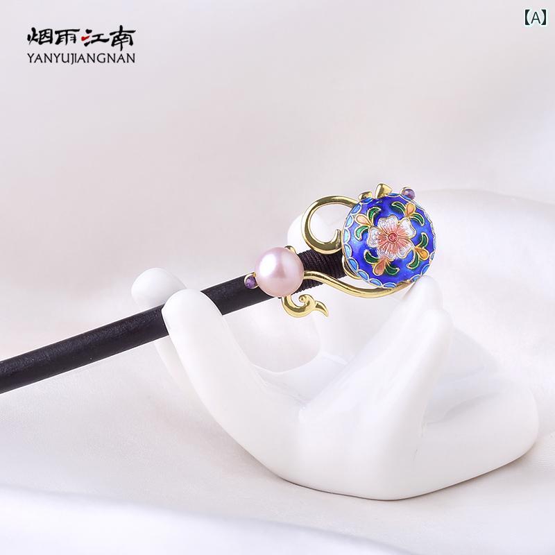 レディース アクセサリー かんざし おしゃれ 髪飾り ヘア 中華風 レトロ シンプル アップ ヘアピン 簪 ..