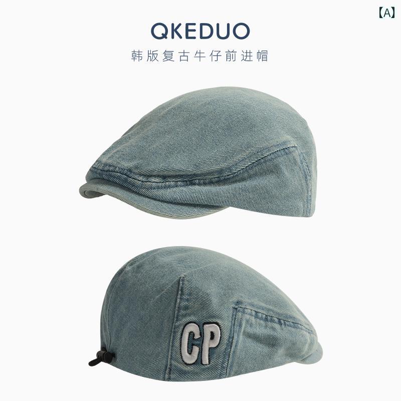 ハンチング帽 おしゃれ キッズ イン ベビー 帽子 韓国 スタイル 子供用 カウボーイ フォワード ハット ..